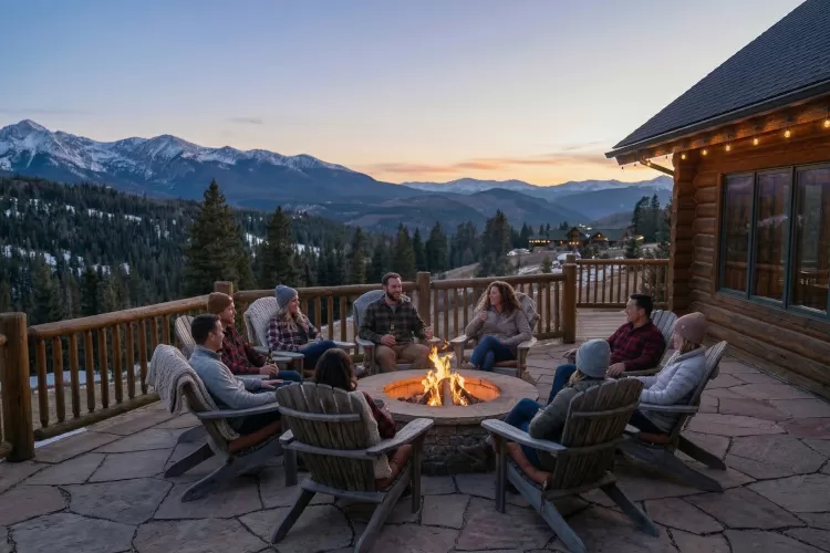 outdoor_fire psychedelic retreat colorado